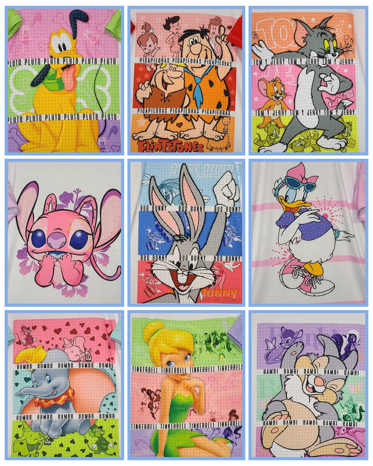 Retro Glam Character Oversized Tee – Sparkle & Style